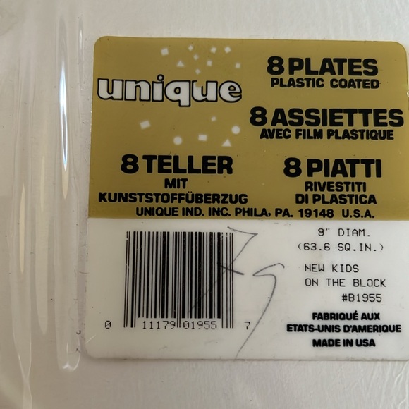 New Kids on The Block plates - Picture 5 of 5